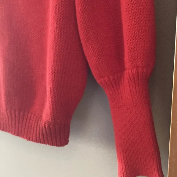 Vintage, Red, Sweater. - Picture 4 of 11